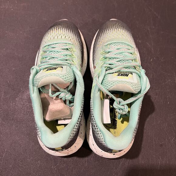 Nike Lunarglide 8 Womens 5 Glow Green 849569-300 Athletic Running Sneakers - Picture 8 of 10